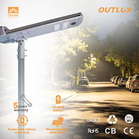 Farolas Solares LED de Aleación de Aluminio Todo en Uno, Eficientes y Duraderas, con Clasificación IP65 y Garantía de 5 Años para Uso Urbano y Rural