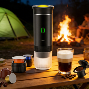 Machine à expresso portable pour voiture, cuisine, camping, voyage, machine à café automatique, cadeau du Black Friday - Product Image 1