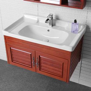 Mur Suspendu Unique Kamar Mandi Wastafel Cermin Ruang Tamu Kabinet avec Mencuci Tangan salle de bain vanité armoire - Product Image 2