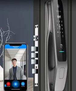 Bảo mật cao không dây tự động tuya <span class=keywords><strong>Wifi</strong></span> mật khẩu vân tay 3D mặt ID thông minh khóa cửa với máy ảnh - Product Image 5