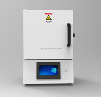 Horno Mufla Eléctrico Programable de Alta Temperatura KS KS-DF, Temperatura Máxima de 1700 °C para Sinterización Dental, Laboratorio de Metales