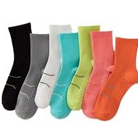 Chaussettes de sport respirantes à coupe basse personnalisées pour hommes, chaussettes d'entraînement pour athlètes, chaussettes de course à pied rembourrées