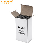 Agrafes WINSTAR pour meubles 1004J, agrafes 1006J, agrafeuse pneumatique 1008J, clous 1010J, épingles 1013J, agrafes galvanisées 1016J