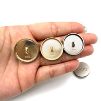 Boutons métalliques personnalisés YYX, logo gravé, accessoires vestimentaires, boutons en alliage de zinc, boutons de costume détachables, accessoires
