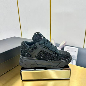 Zapatillas Deportivas de Plataforma con Pedrería de Colores Mezclados, Punta Redonda y Cordones, para Mujer, Modelo 2026, para Correr y Uso Diario - Product Image 1