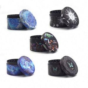 Smoking Accessories Metal Zinc Alloy Smoking Grinder Magnetic UV Engraving Custom Logo <b>Herb</b> Grinder - Product Image 2