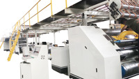 Ligne de production entièrement automatique à grande vitesse de carton ondulé électrique pour la fabrication de rouleaux géants de papier toilette