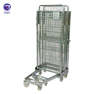 <span class=keywords><strong>Jaula</strong></span> de almacenamiento para Supermercado, carro con 4 ruedas - Product Image 3