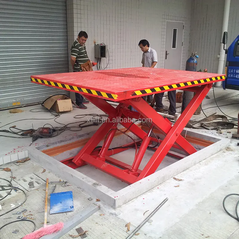 Подъемный стол с гидравлической электрической подъемной платформой на 2 тонны