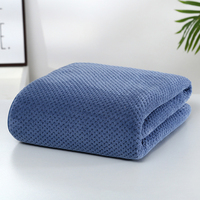 Serviette de bain pour hôtel 5 étoiles, blanche, de luxe, pour salle de bain, 100% coton biologique, pour hôtel