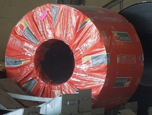 <span class=keywords><strong>Film</strong></span> en raphia tissé et polyenduit CVCI ZLF, largeur max. 3100 mm, usage industriel pour l'emballage de bobines et de tôles d'acier, Chine - Product Image 3