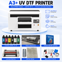 Impresora UV de Inyección de Tinta Plana A3 3360 XP600 con Dos Cabezales Automáticos para Cuero/Tarjetas/Carcasas de Teléfono, Vidrio y Metal