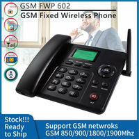Téléphone fixe GSM double SIM F602, simple, analogique, pour bureau/maison, sans fil, de table/bureau