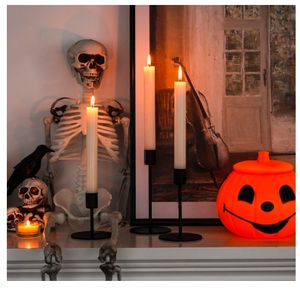 3 Set or 6 Set Short <b>Black</b> Halloween <b>Candlestick</b> <b>Holders</b> Iron Taper Candle <b>Holders</b> for <b>Candlestick</b> Candles - Product Image 5