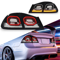 Ensemble de feux arrière LED pour Honda Civic Eight 8 Gen FD FD2 Type R 2006-2012 2006-2015 Style ciel étoilé Lumière animée