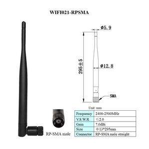 <span class=keywords><strong>Antena</strong></span> de enrutador aéreo Wifi de alta ganancia plegable de 2,4 GHz, <span class=keywords><strong>antena</strong></span> de goma rechoncha flexible omnidireccional con <span class=keywords><strong>Bluetooth</strong></span> Zigbee - Product Image 5