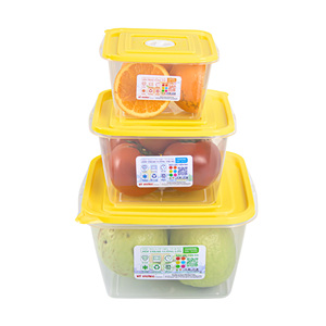 Récipients de stockage des aliments en plastique | Hermétique Durable sans BPA grande capacité chauffable | Logo personnalisé OEM | Approvisionnement en gros en vrac - Product Image 2