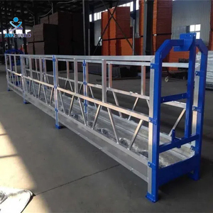 Hợp kim nhôm <span class=keywords><strong>zlp</strong></span> giàn giáo nền tảng điện Gondola dây treo nền tảng nâng để làm sạch mặt tiền - Product Image 1
