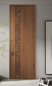 Puerta Plana de Madera Simple, Ecológica, Puerta Interior Grabada de Alta Calidad - Product Image 2