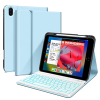 Étui de clavier en cuir Pu sans fil BT 10.2 pouces pour tablette Pc Ipad/tablette