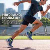 Chaussettes de compression personnalisées, bas de compression antidérapants en maille, pour marathon, randonnée, antimicrobiens, performance, logo OEM imprimé, unisexe