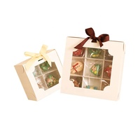 Emballage alimentaire personnalisé boîte à emporter avec séparateurs papier à l'intérieur déjeuner boîte de restauration gaufres gâteau aux fruits biscuits emballage boîtes à gâteaux