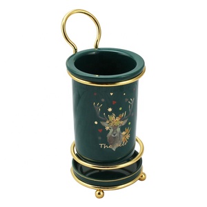 Mutfak aracı gereçler Gasgets restoran çatal-bıçak kaşık varil seramik <span class=keywords><strong>Santa</strong></span> Chopstick tutucu - Product Image 2