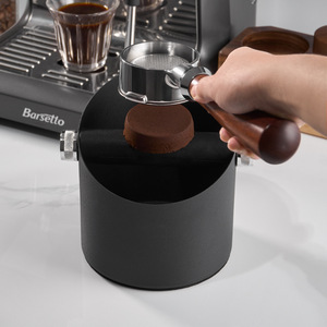 Boîte à déchets de café en acier inoxydable, grande capacité, barre de frappe amovible, base antidérapante, récipient pour déchets de café, outil de barista - Product Image 3