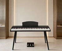 88 Key Digital Piano Keyboard PVC Wood Grain Musical Instrument Y-880 Musical Instruments