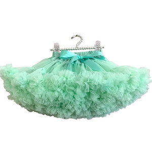 Vestidos de Princesa con Falda Tutú para Niñas, en Tela de Red con Diferentes Colores Sólidos, Estilo Arrugado, Gran Venta en AliExpress 2020 - Product Image 2