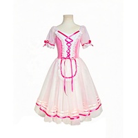 Costume de tutu de ballet professionnel pour enfants Unstoppable Daughter Echo, robe longue rose pour spectacle et danse sur scène, ODM OEM