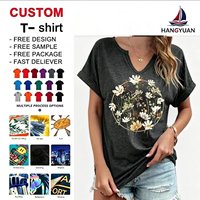 Wholesale Custom Women Summer T Shirts Lightweight Soft Breathable Wrinkle Free Anti-Pilling Loose Lazy Draped Casual Tees