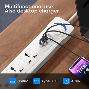 Mitsushi điện mở rộng cửa hàng sạc điện dải 3 ổ cắm 3 Cổng <span class=keywords><strong>USB</strong></span> - Product Image 4