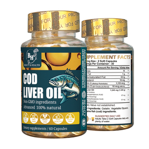 OEM/ODM <strong>Cod</strong> <strong>Liver</strong> <strong>Oil</strong> <strong>Softgel</strong> Capsules Omega-3 Rich Supplement for Immune Support Bone Health Adults - Product Image 4