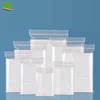 Bolsas con cremallera transparentes baratas de fábrica, bolsas de sellado de plástico personalizadas al por mayor para embalaje de joyas