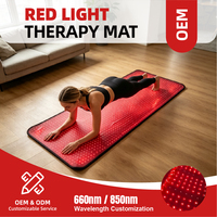 Almohadilla de Terapia de Luz Roja e Infrarroja Cercana OEM/ODM al por Mayor con Certificado, Colchoneta de Terapia de Luz Roja de Cuerpo Completo 660nm 850nm