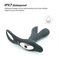 Vente chaude 12-Mode P-Spot Anal Vibromasseur Usine Silicone Masturbateur avec Mute Design Adult Sex Toy pour Hommes Masseur de Prostate