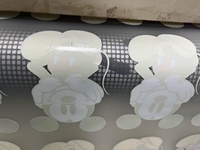 Argent soin haute température transfert de chaleur DTF Film vêtements étiquettes PET feuille papier pour Textiles cuir céramique DTF imprimante