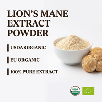 Poudre d'extrait de champignon Crinière de lion en vrac 1:1 Bêta-D-Glucane ≥30% Hericium Erinaceus Biologique Vente en gros 25KG MOQ Marque privée