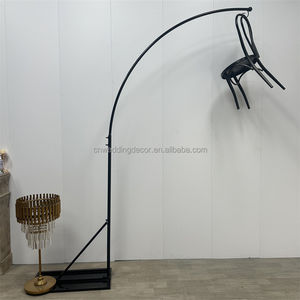 SMOOTH Metal Iron Frame Luxury Romantic Wedding Crystal Chandeliers French Standing para eventos de boda - Product Image 6