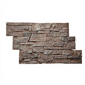 Ladrillos de piedra <span class=keywords><strong>caliza</strong></span> triturada Pu Fortress Big Slab para paredes exteriores, modernos, culturales, impermeables, para paisajismo de patios exteriores, naturales - Product Image 1