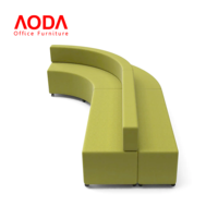 Canapé modulaire d'attente pour bureau, salon d'attente et salle d'accueil, chaises de visiteurs, mobilier de bureau, muebles de oficina