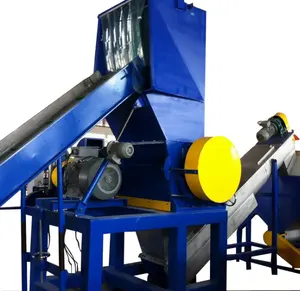 Waste pet plastic bottle pe pp film bags grinder crusher granulator crushing machine