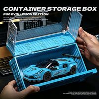 PB PB8856 2026 Nuevo MOC, Modelo de Auto Deportivo Azul a Escala 1:32, Material ABS, 362 Piezas, Estuche de Exhibición, Juguete Electrónico para Adultos