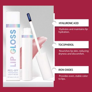 Тинт для губ AMZ Peel-off: натуральный цвет, не оставляет следов, не выцветает, увлажняющий блеск для губ, который можно снимать. - Product Image 4