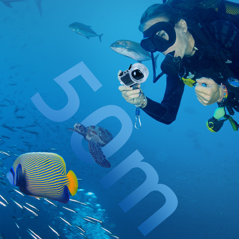 HONGDAK Underwater Fully Invisible Protective Waterproof Case Cover Sport Camera Diving Waterproof Cover Shell for Insta360 X4