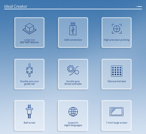 VEHO 1000-20 2E Two Color Large Build Volume Printing <b>Machine</b> Industrial Brand New FDM Single Multicolor 3d <b>Printer</b> - Product Image 2