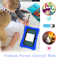 Veidoo Tablette éducative pour enfants 7 pouces Android 12 Tablette Single Sim bon marché avec capacité de mémoire de 2 Go fabriquée par Allwinner