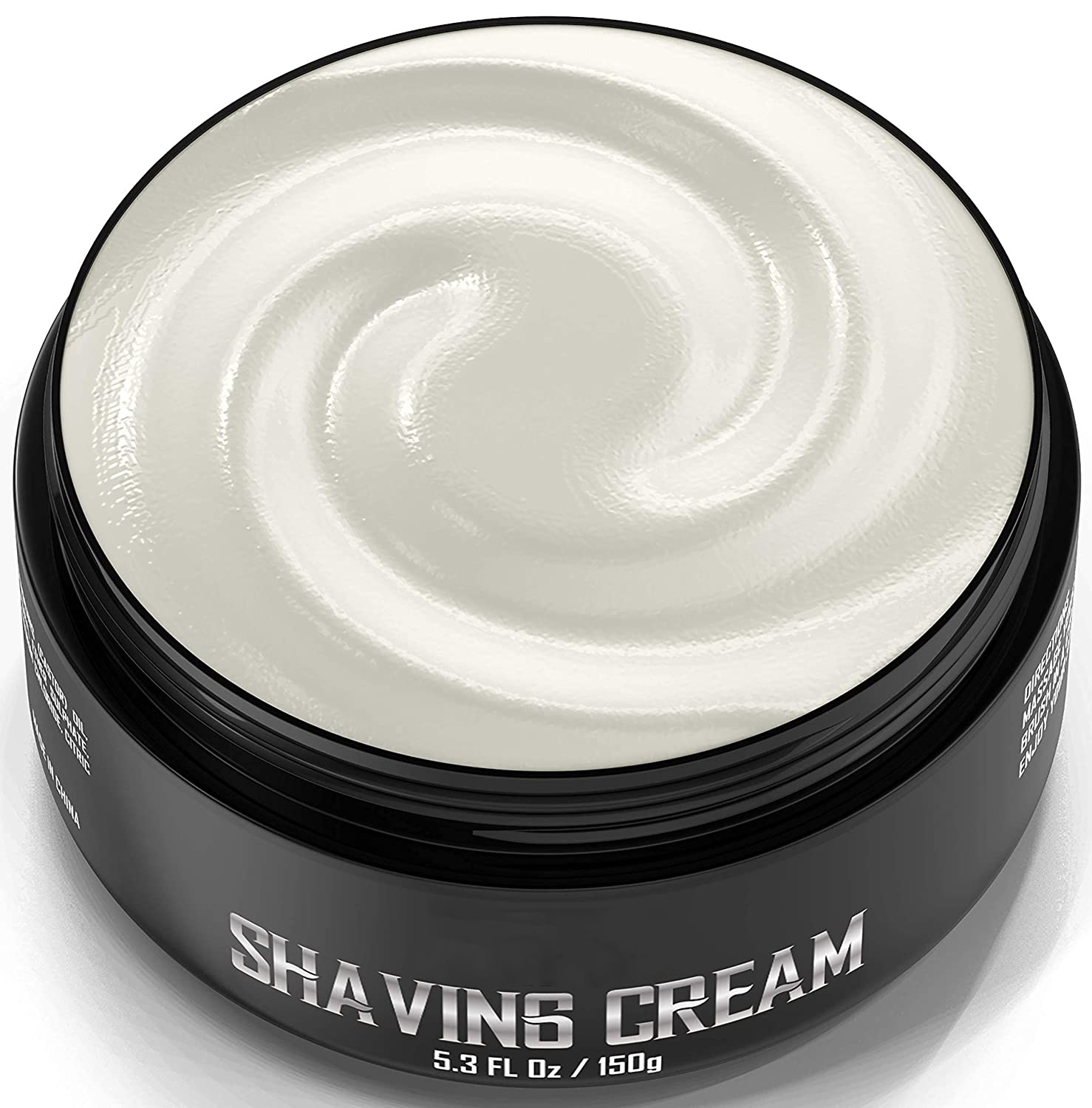 Оптовая продажа для мужчин, парикмахерский магазин, мыло для бороды, гель-крем для бритья, набор в черной банке, 2 унции, индивидуальные мужские пакетики, Гель для бритья, фирменная этикетка