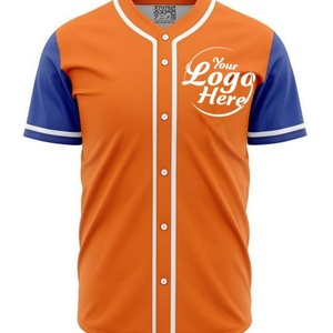 Men's Custom Logo Breathable Quick Dry Short-Sleeved <b>Baseball</b> Jersey Cardigan Loose Uniform <b>Sets</b> Plus Size T-Shirt - Product Image 6
